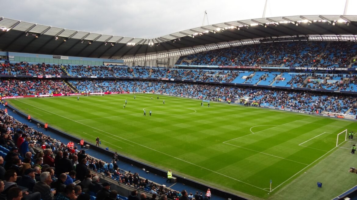 Etihad Stadium in Manchester, home of Manchester City