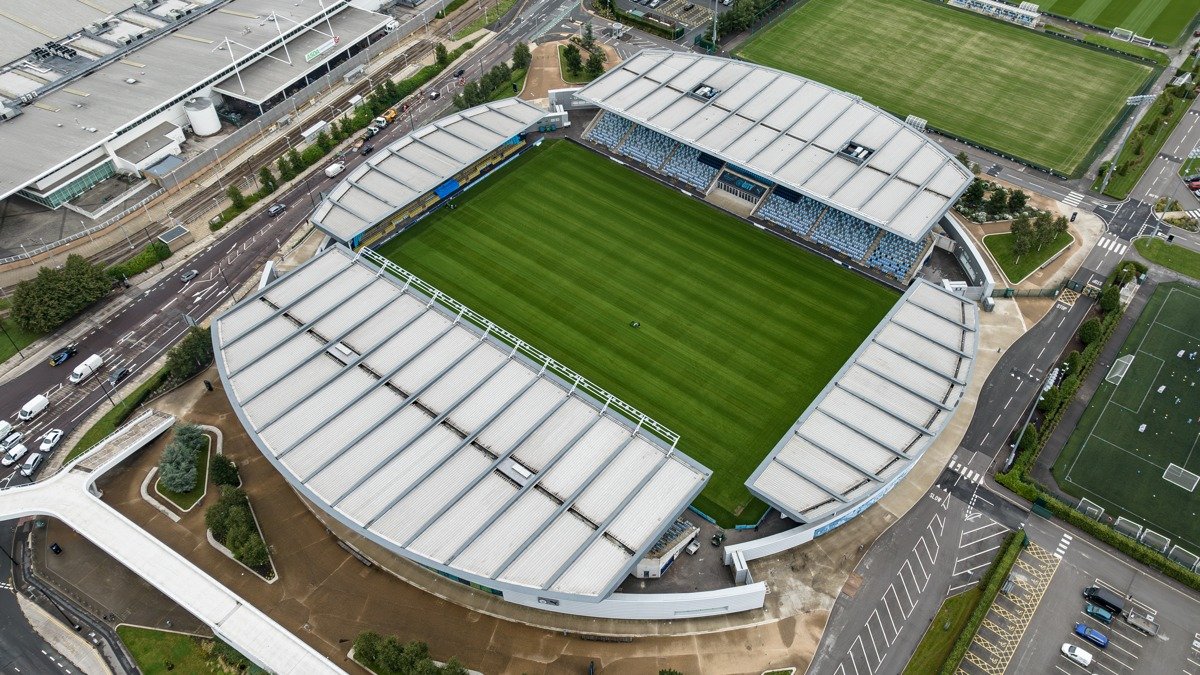 Archive photo of the Manchester City Academy Stadium, before the Man City Real Madrid game