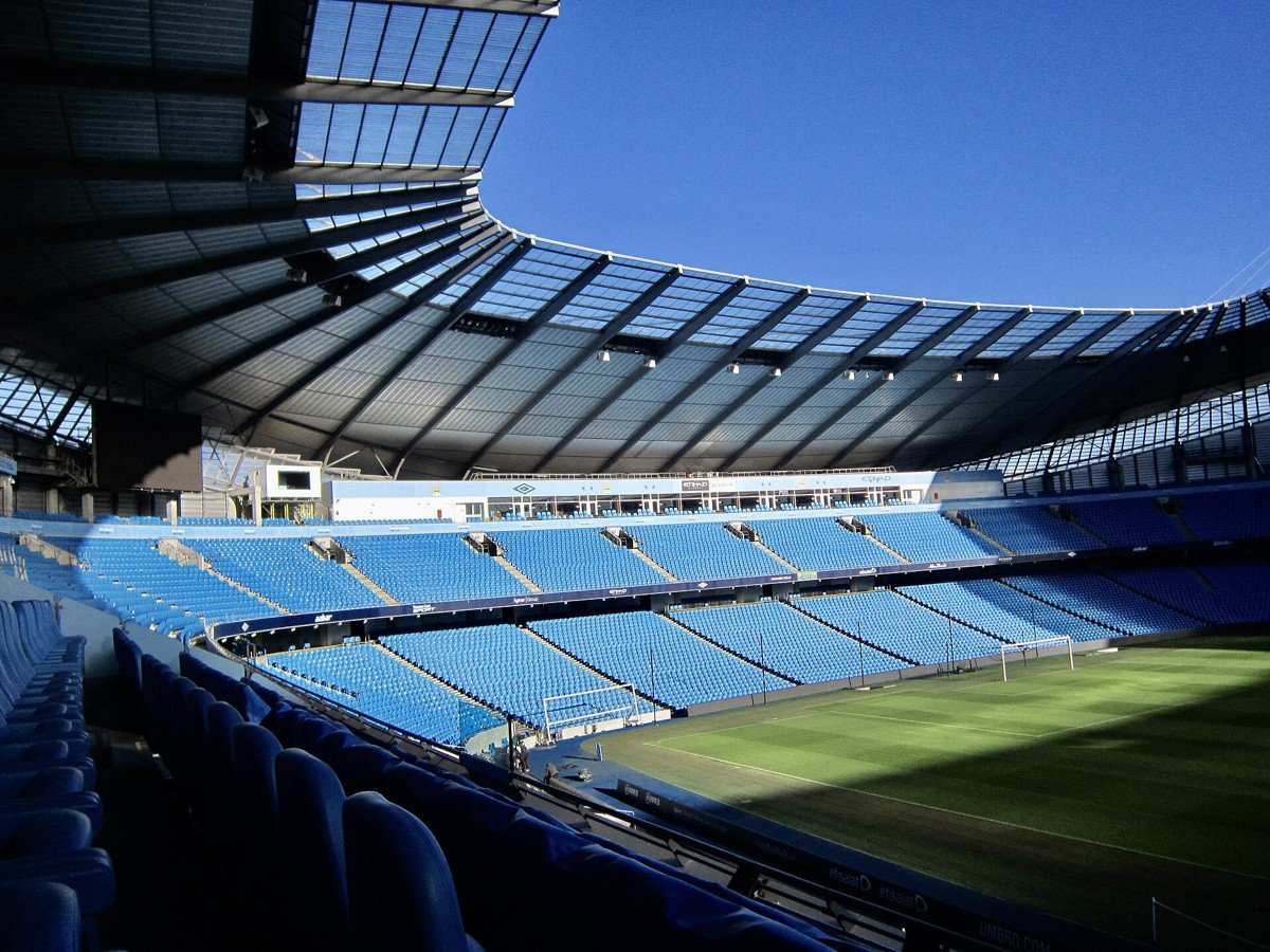 Man City fixtures: inside the Etihad Stadium (file photo)