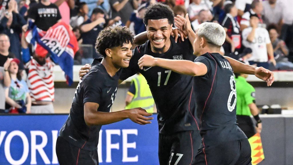 Man City Mathis Albert interest: the teenager celebrates his record-breaking USA goal