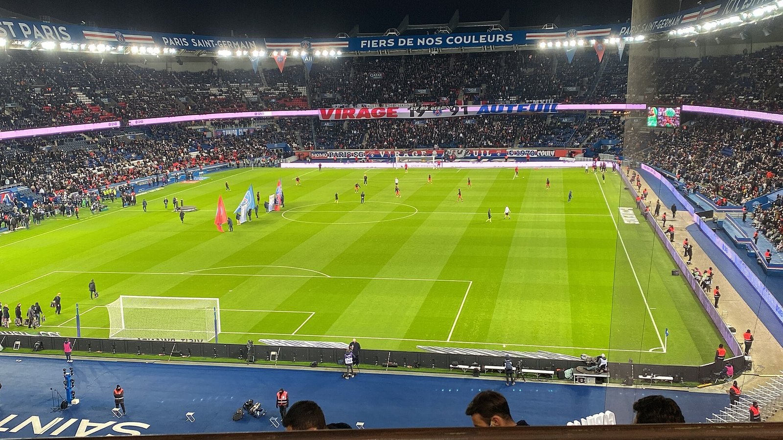 Parc des Princes in Paris, home of the Man City v PSG opponents